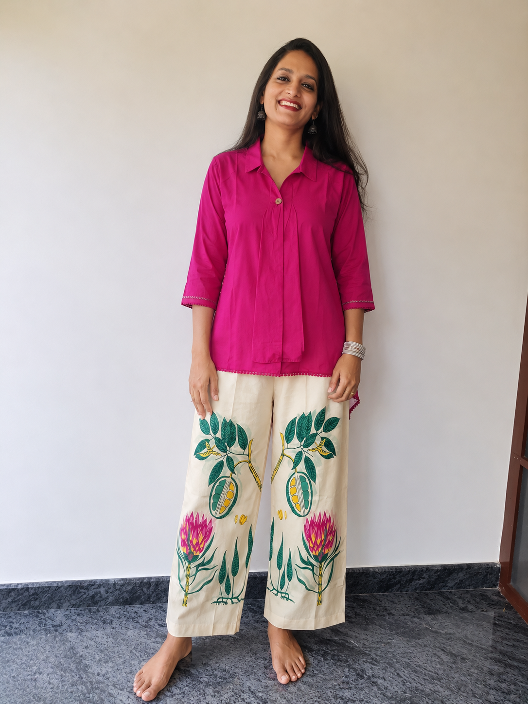 Rani Embroidered Cotton Coord Set